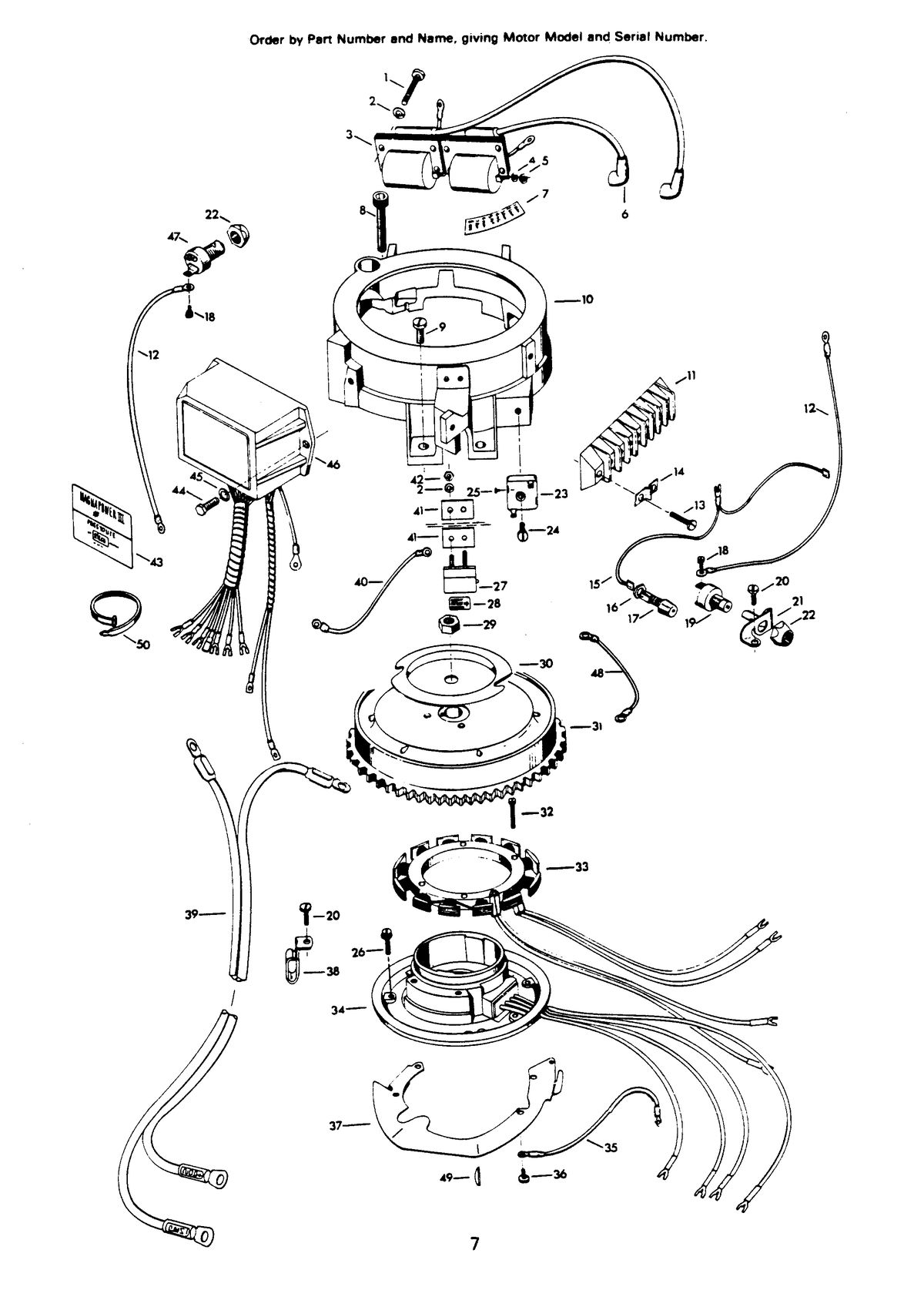 CHRYSLER 12 H.P. SAILOR ELECTRICAL COMPONENTS