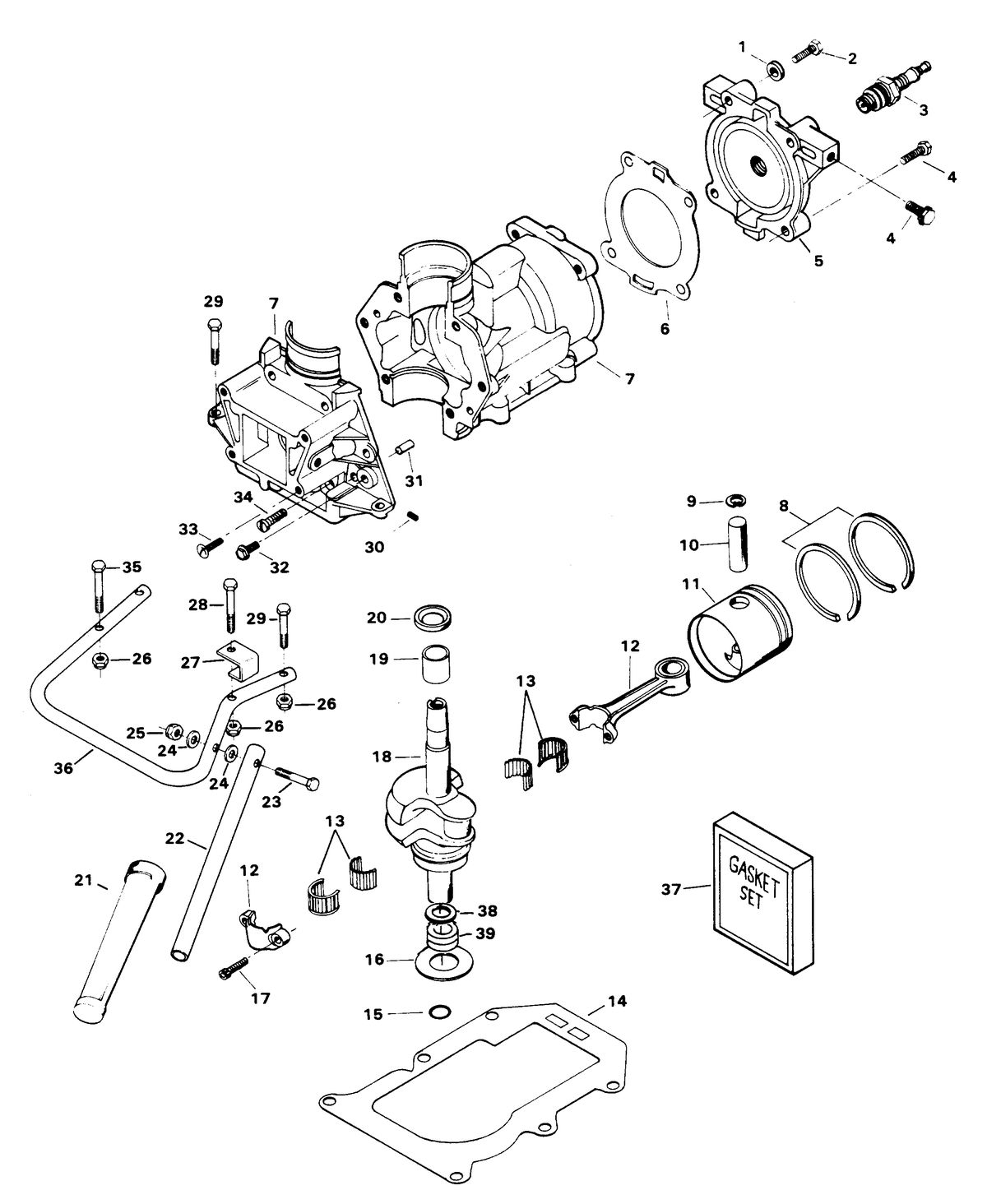 CHRYSLER 3.5 HP POWER HEAD