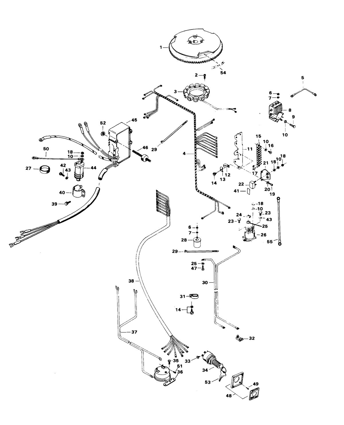 CHRYSLER 75 H.P. ELECTRICAL COMPONENTS