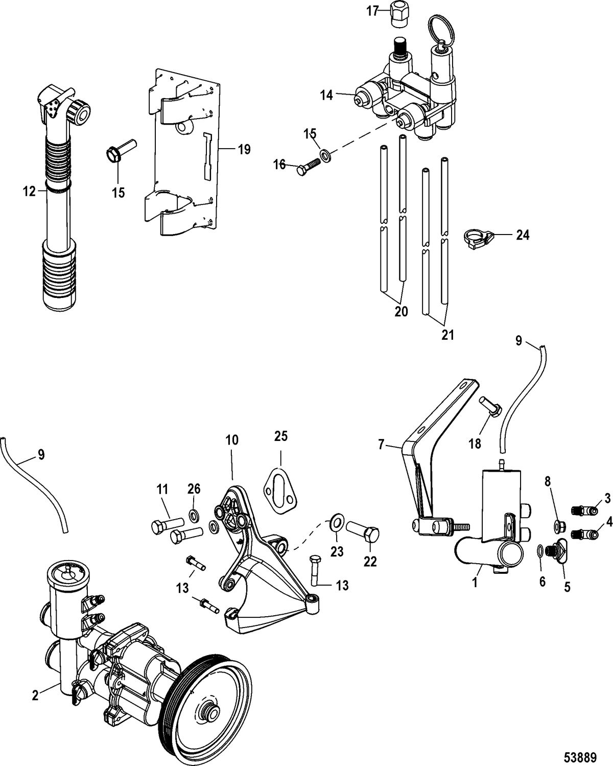 RACE STERNDRIVE 540 HP Water Drain System