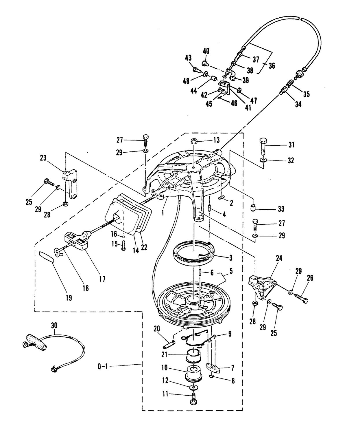 MARINER MARINER W25 RECOIL STARTER