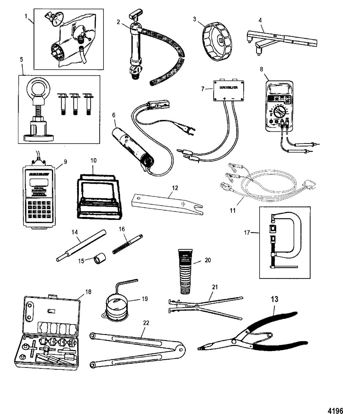 MERCURY/MARINER 30/40 EFI 4-STROKE (3 CYLINDER) Tools 1