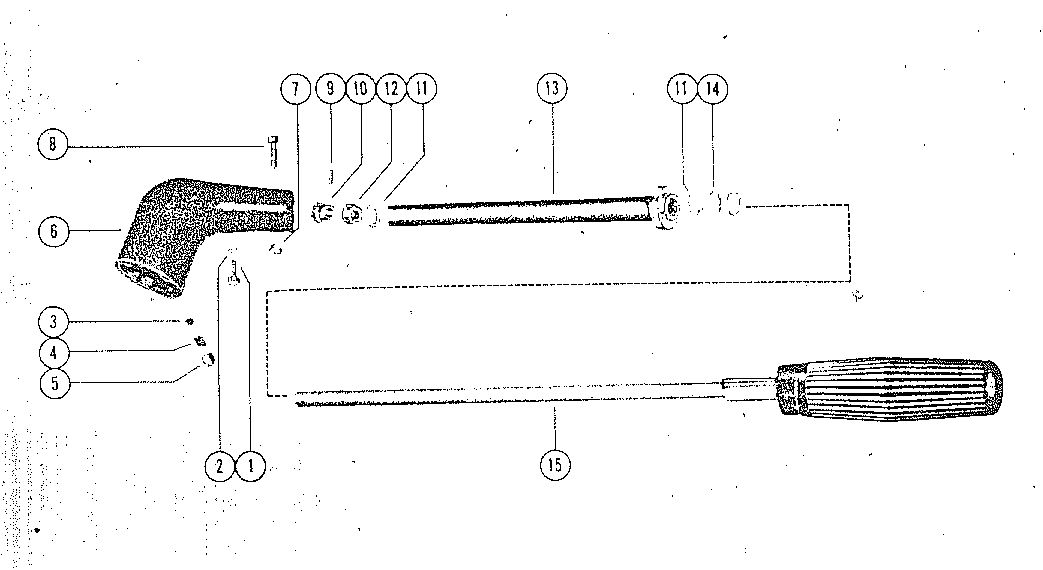 MARK MARK 30 STEERING HANDLE ASSEMBLY