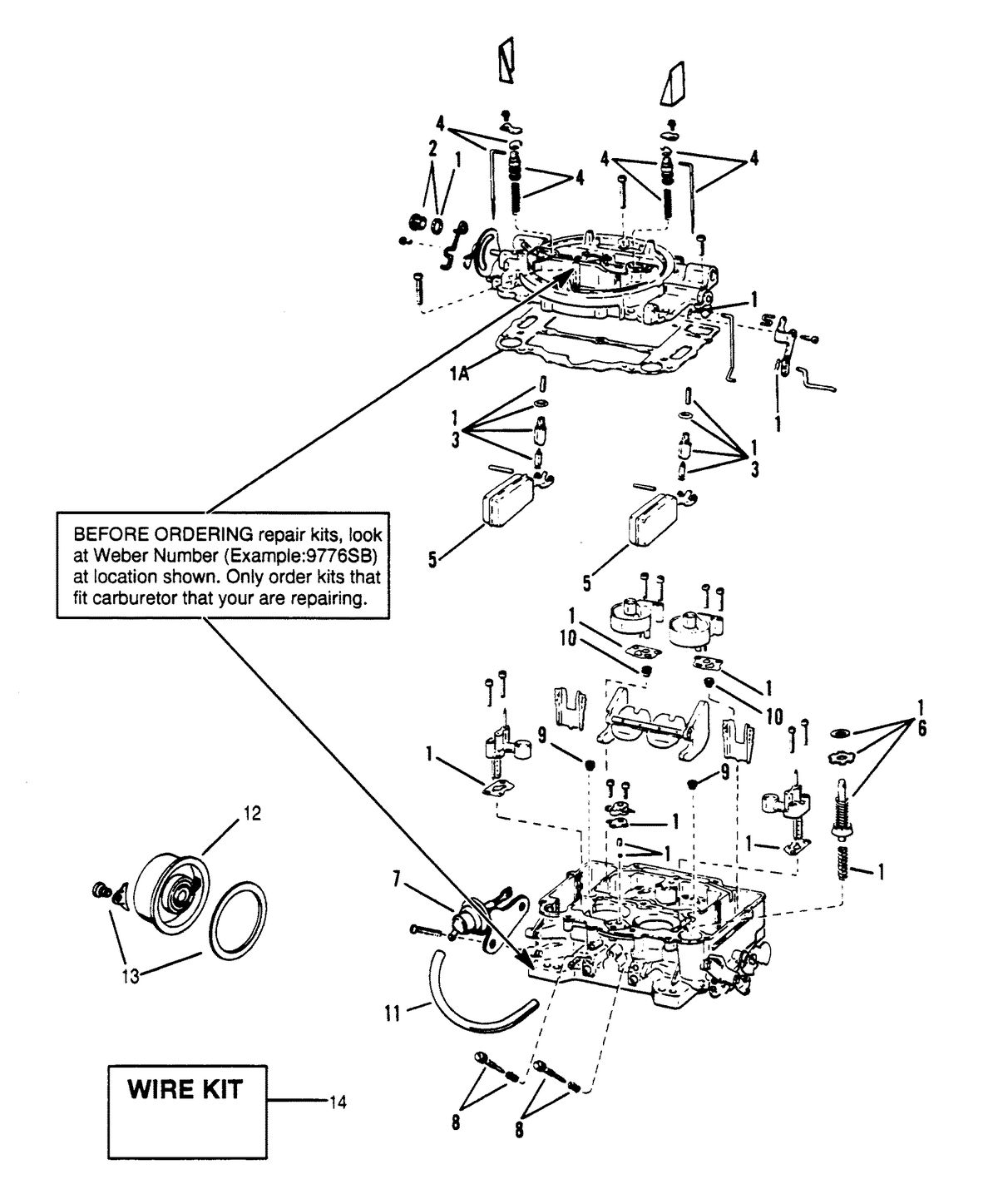 MERCRUISER 8.2L W/HURTH INBOARD GEN V CARBURETOR (WEBER)