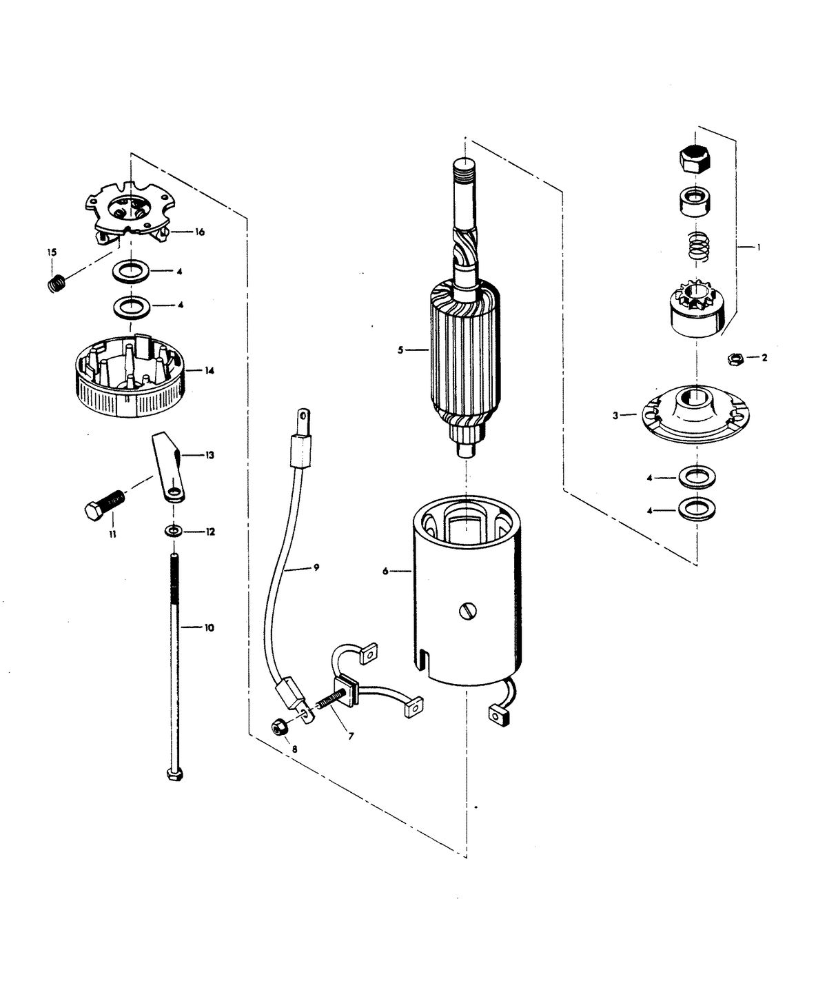 CHRYSLER 115 H.P. STARTER