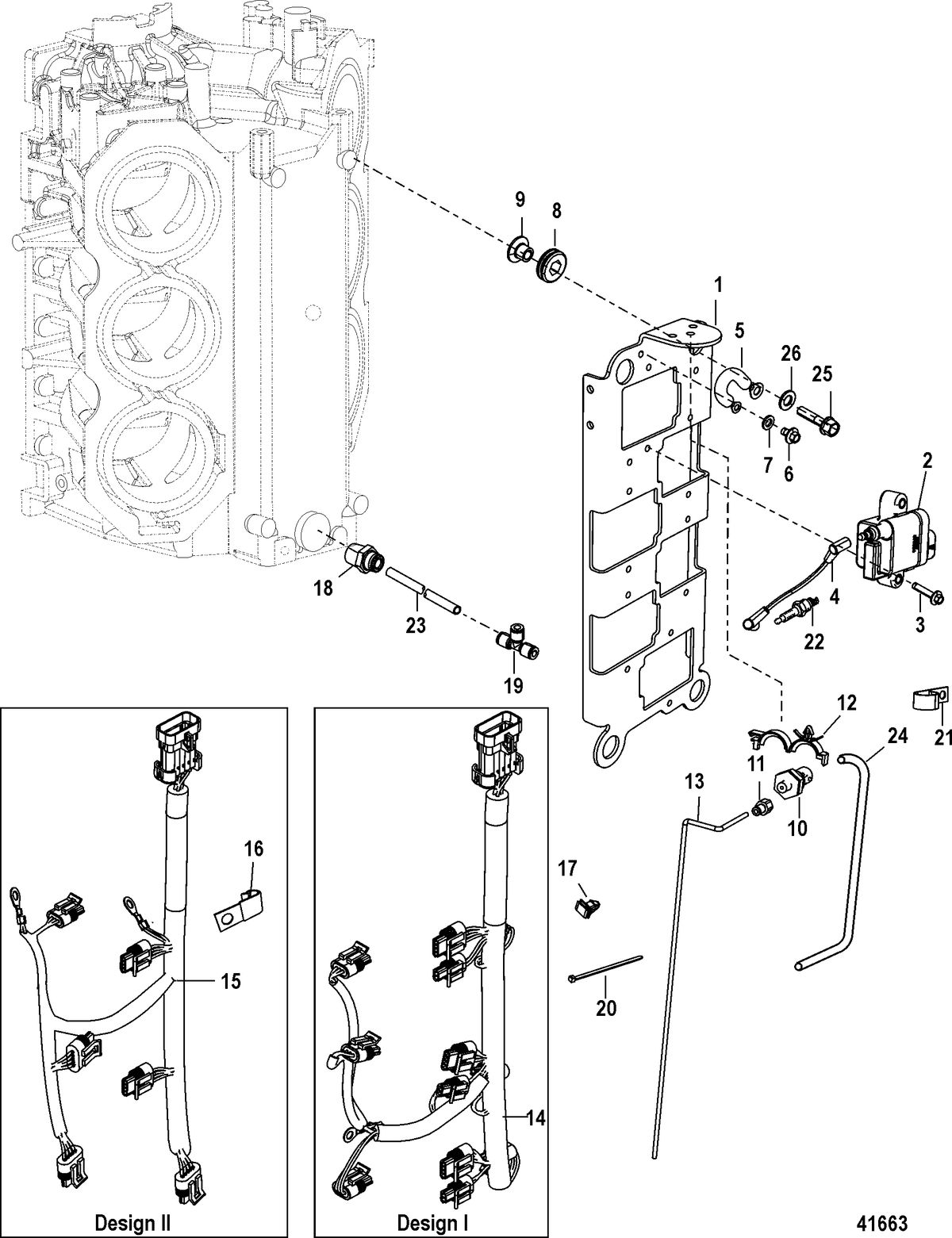 RACE OUTBOARD 250XS / 250 SPORTXS DFI (3.0L) Coil Plate