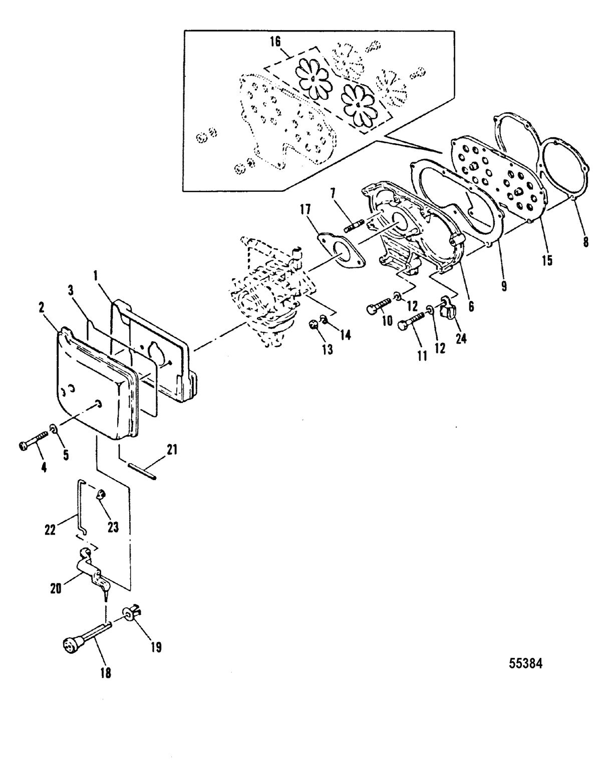 MARINER 20 HP MARINER INTAKE MANIFOLD