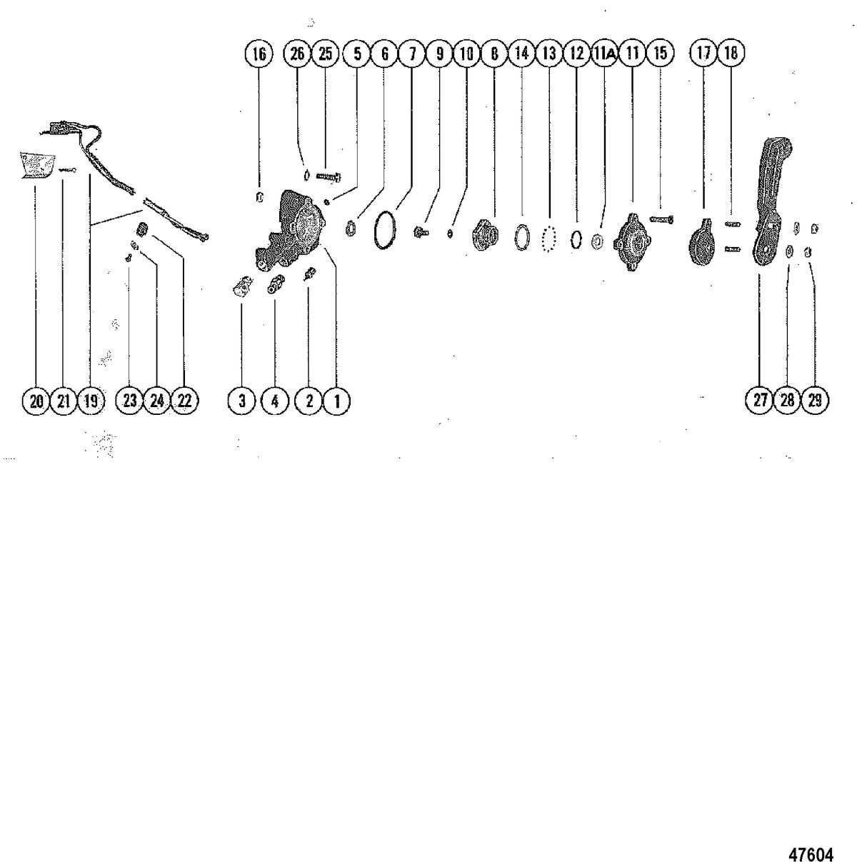 MERCRUISER 470 STERN DRIVE REVERSE LOCK VALVE ASSEMBLY
