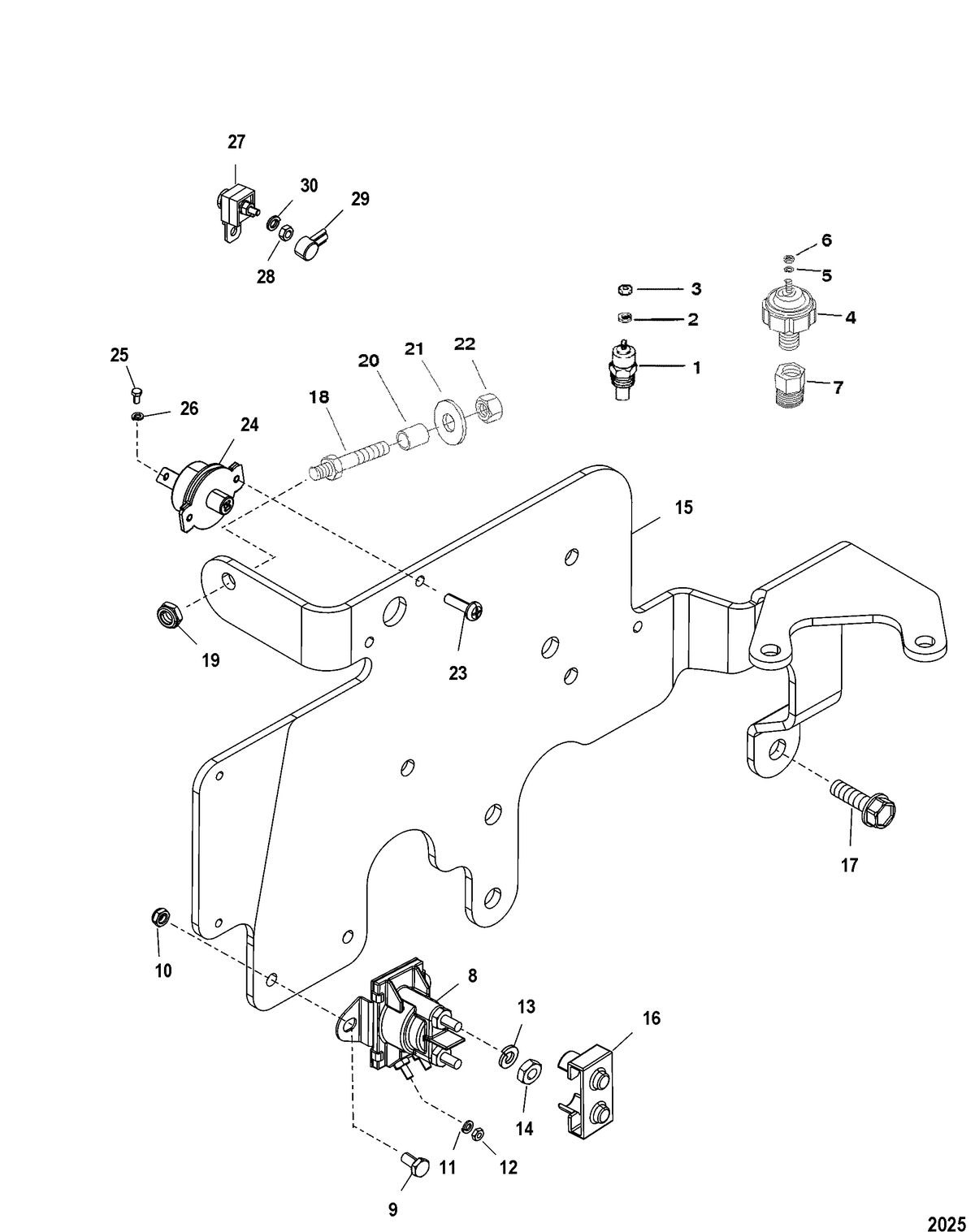 MERCRUISER 3.0L ALPHA ONE Electrical Components