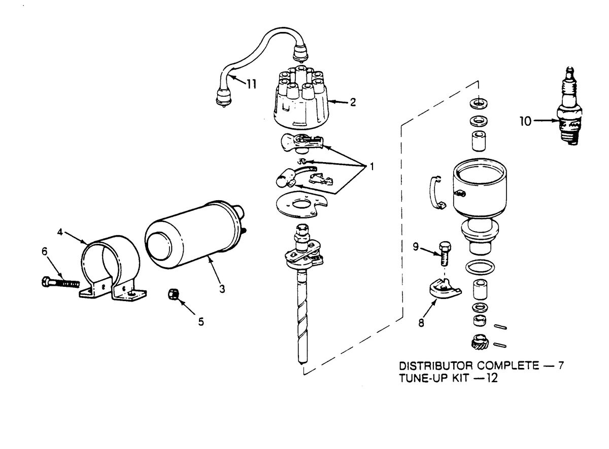 U.S. MARINE US MARINE 351 INBOARDS IGNITION SYSTEM