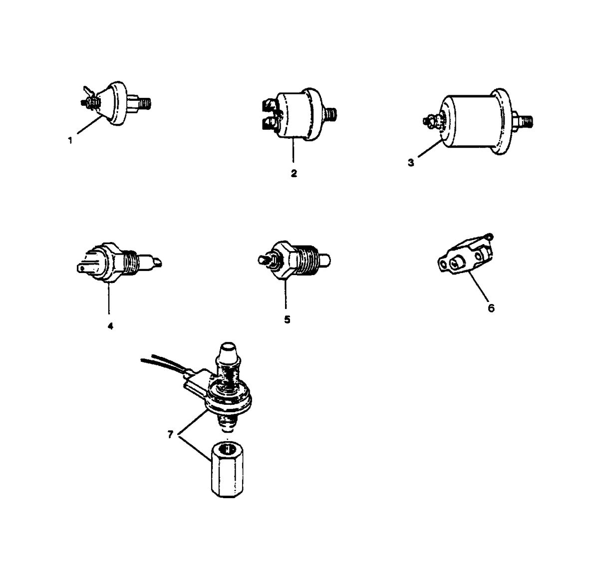MERCRUISER HINO 175/220 ELECTRIAL COMPONENTS