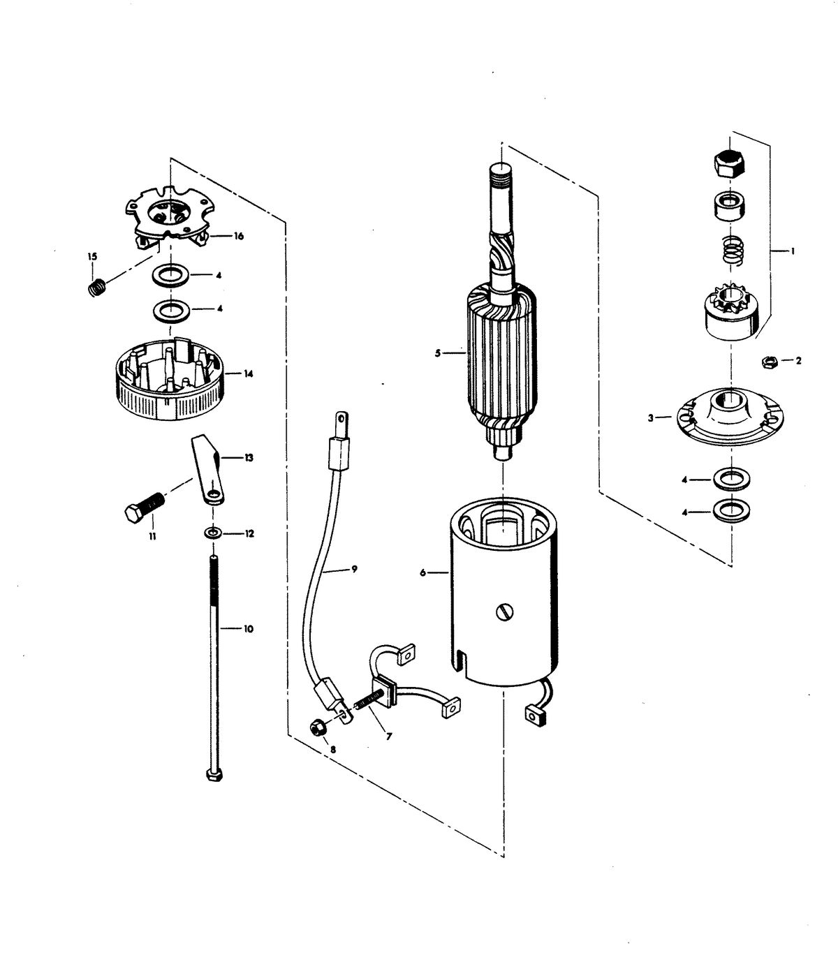 CHRYSLER 140 H.P. STARTER