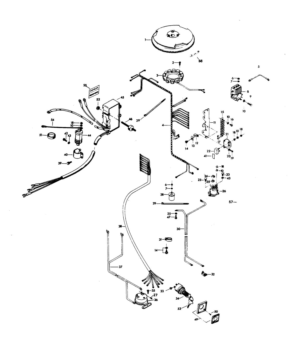CHRYSLER 85 H.P. ELECTRICAL COMPONENTS