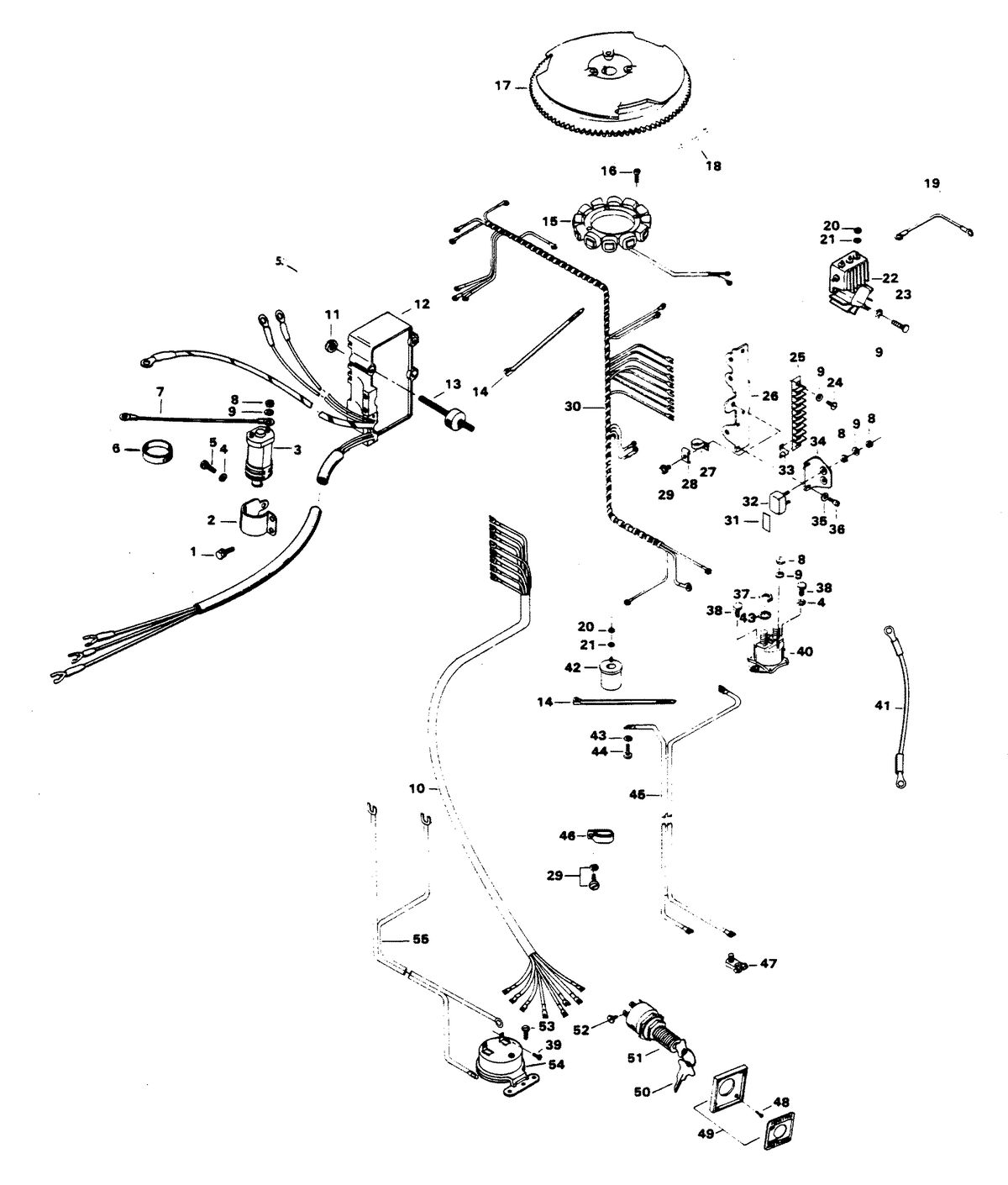 CHRYSLER 85 H.P. ELECTRICAL COMPONENTS