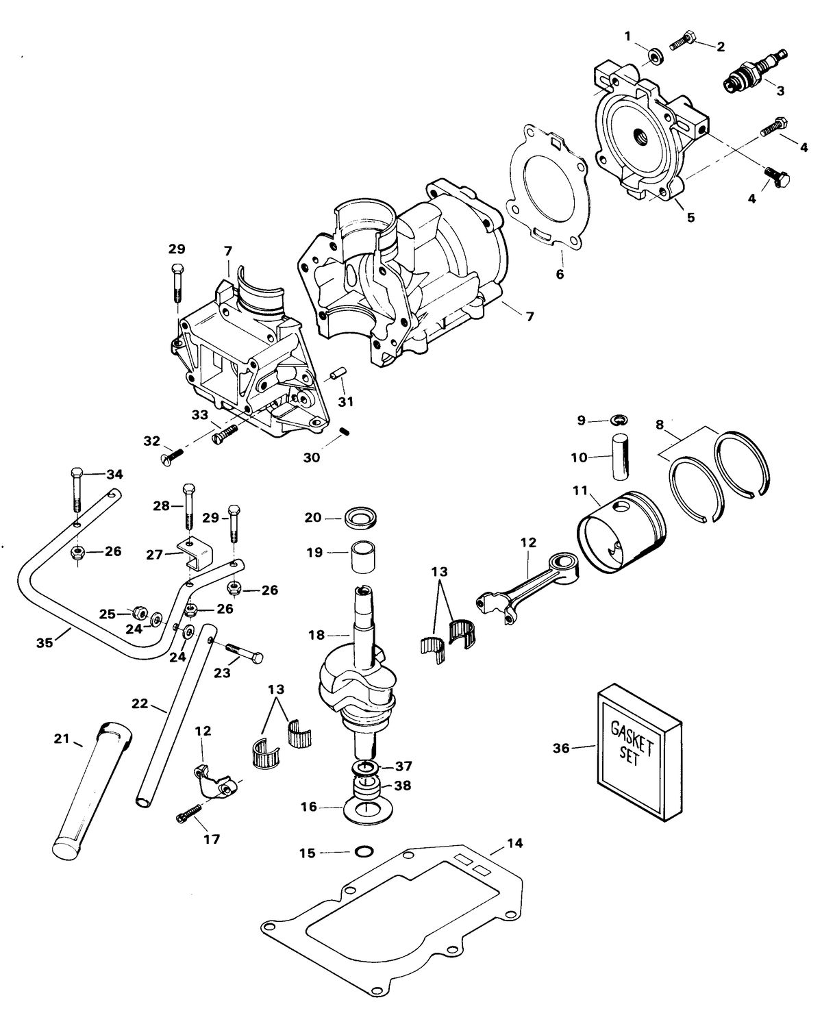 CHRYSLER 3.5 HP POWER HEAD
