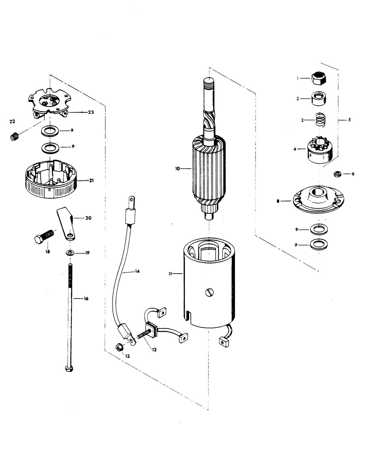 CHRYSLER 100 H.P. STARTER