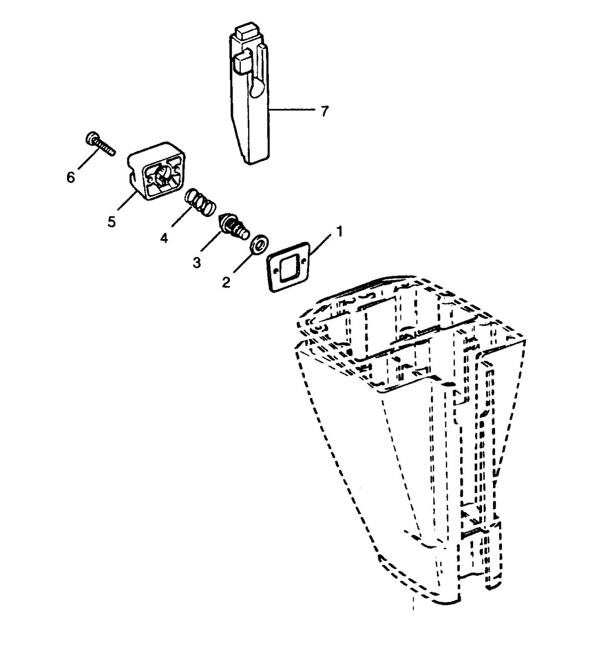 SEARS 15 H.P. STD 20" LEG OUTBOARD MOTOR THERMOSTAT