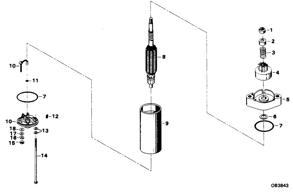 CHRYSLER 9.9 H.P. SAILOR ELECTRIC STARTER