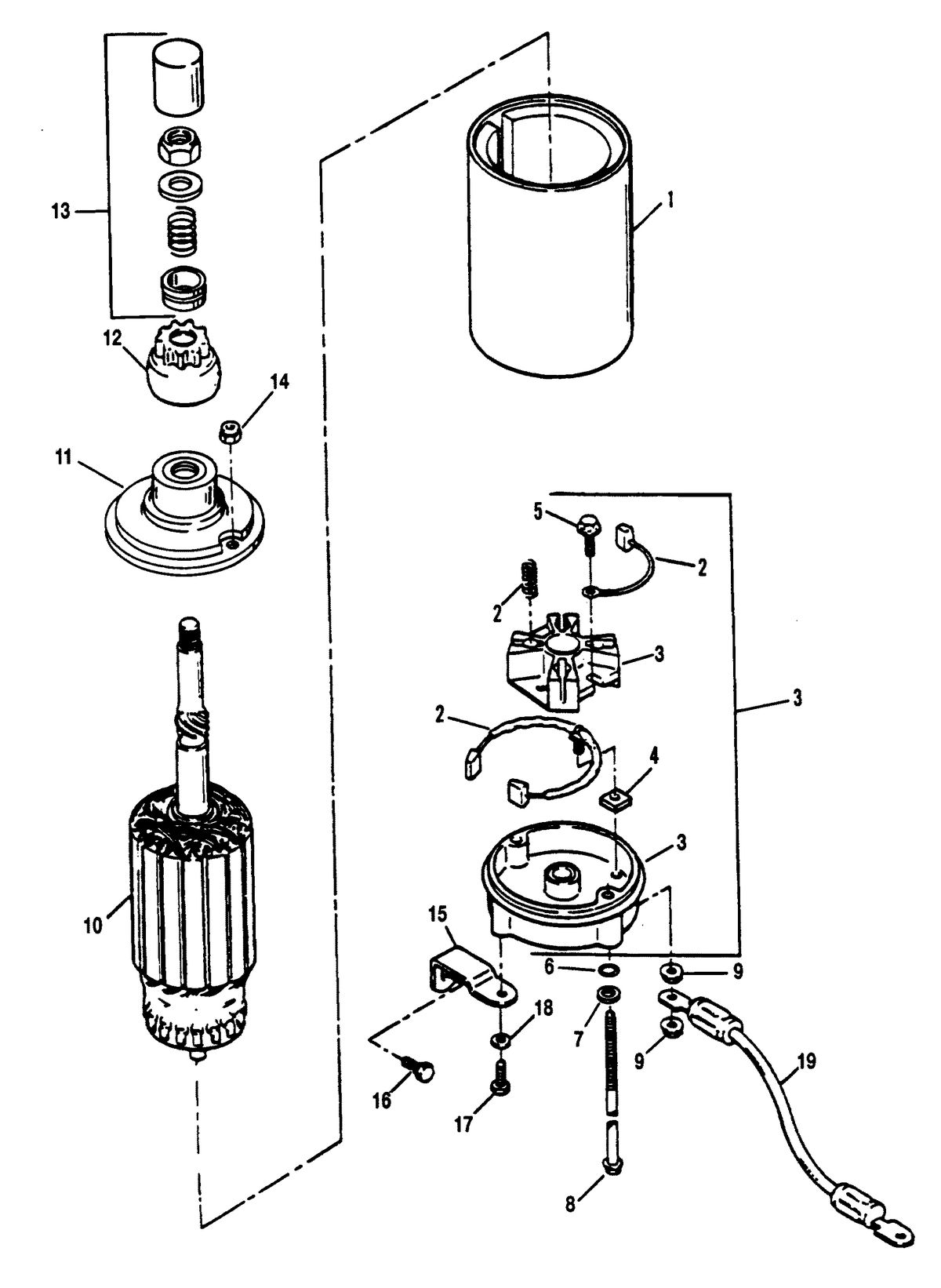 SPORTJET SPORT JET 90 STARTER ASSEMBLY (50-819968--1)