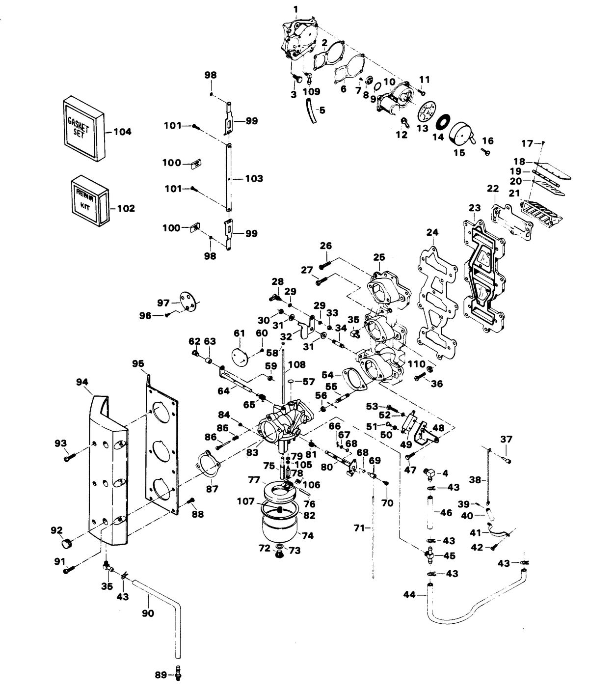 CHRYSLER 85 H.P. CARBURETOR