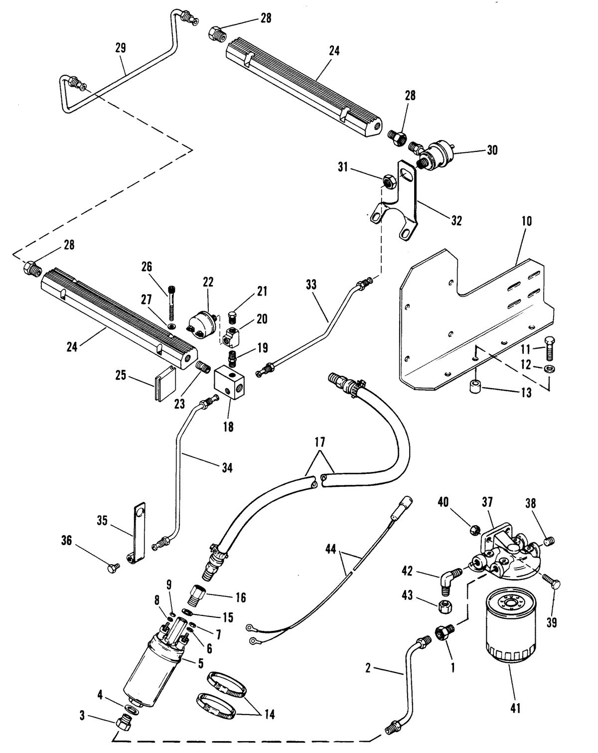 MERCRUISER 320 HP EFI ALPHA 1/BRAVO FUEL SYSTEMS