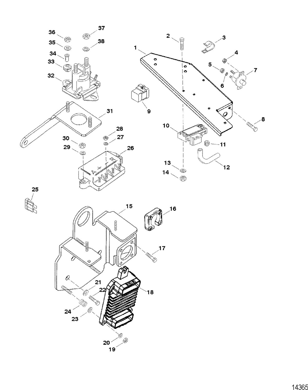 RACE STERNDRIVE SCORPION 377 STERNDRIVE Electrical Components