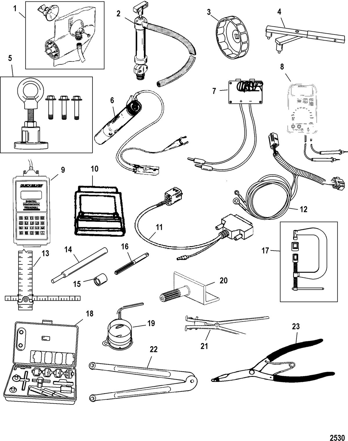 MERCURY/MARINER 40 CARB 4-STROKE (3 CYLINDER) Tools 1