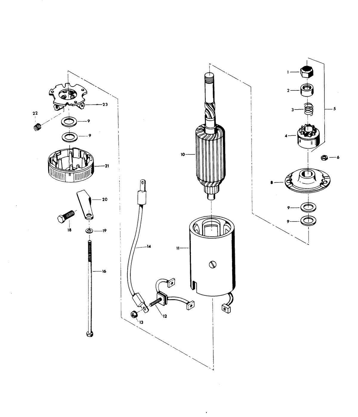 CHRYSLER 115 H.P. STARTER