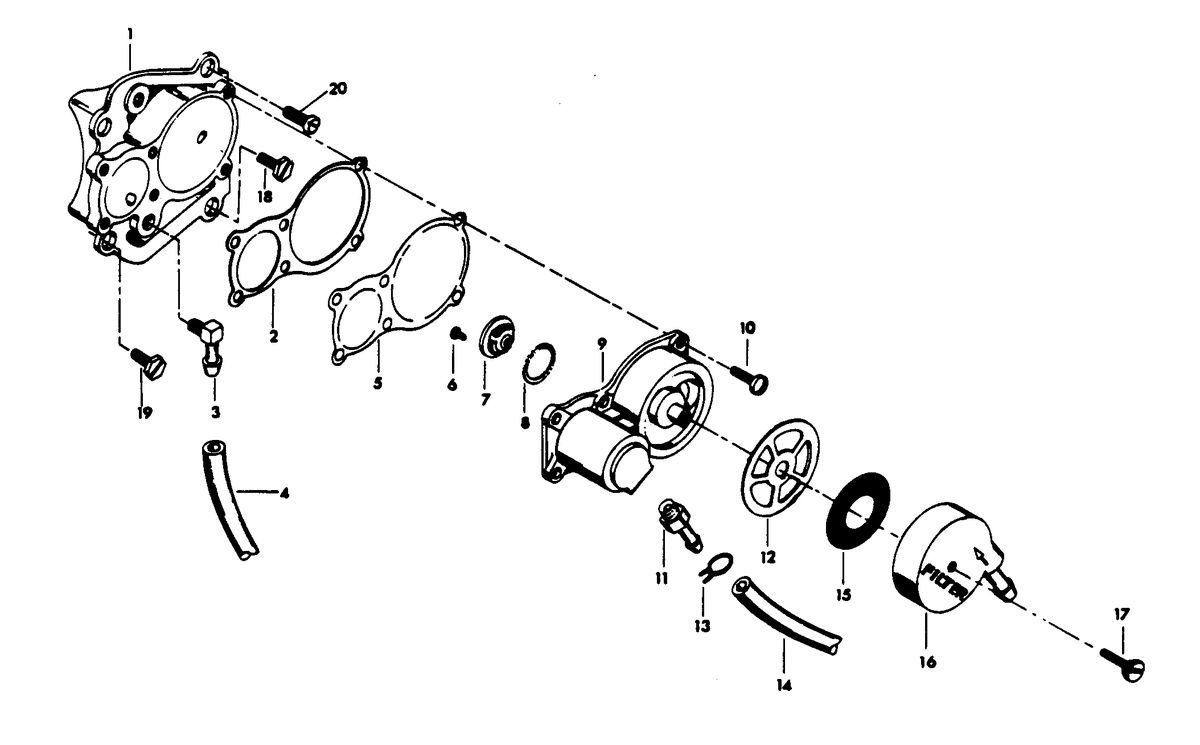 CHRYSLER 45 H.P. FUEL PUMP