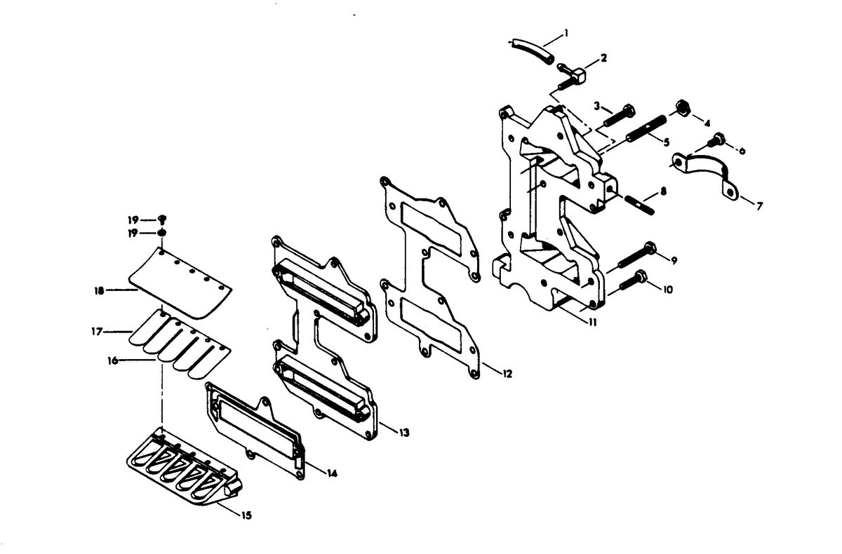 CHRYSLER 55 H.P. REED PLATE
