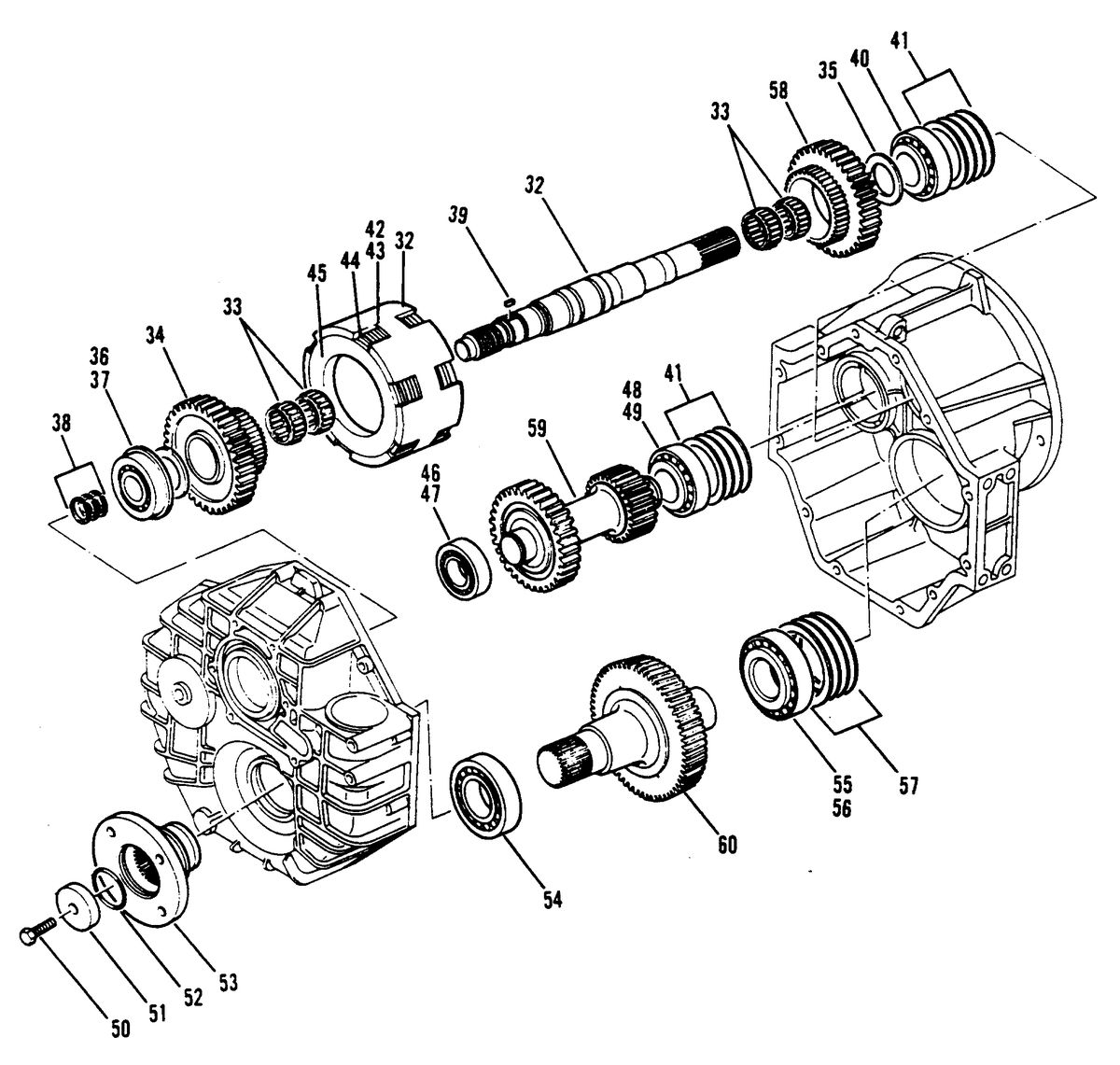 MERCRUISER HINO DIESEL 210 H.P. TRANSMISSION ASSEMBLY