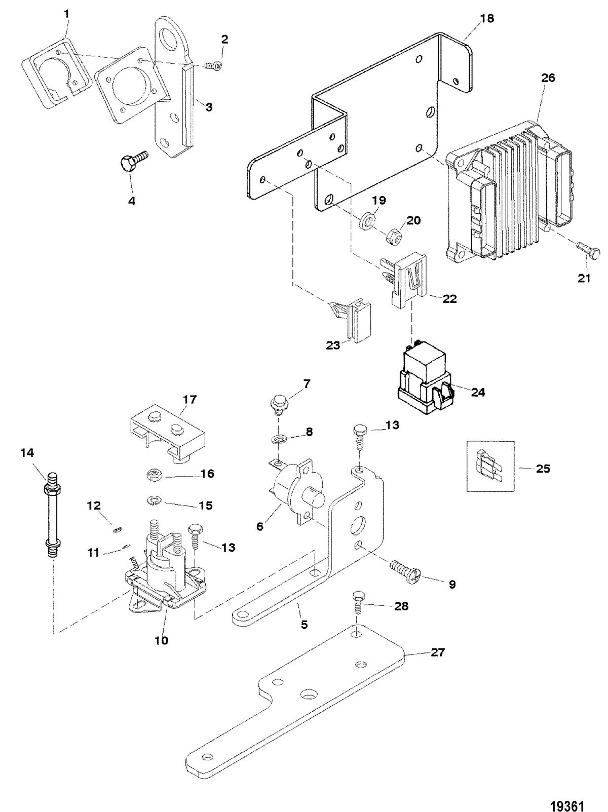 MERCRUISER 350/6.2L MAG MPI (MIE) (GEN+) Electrical Components