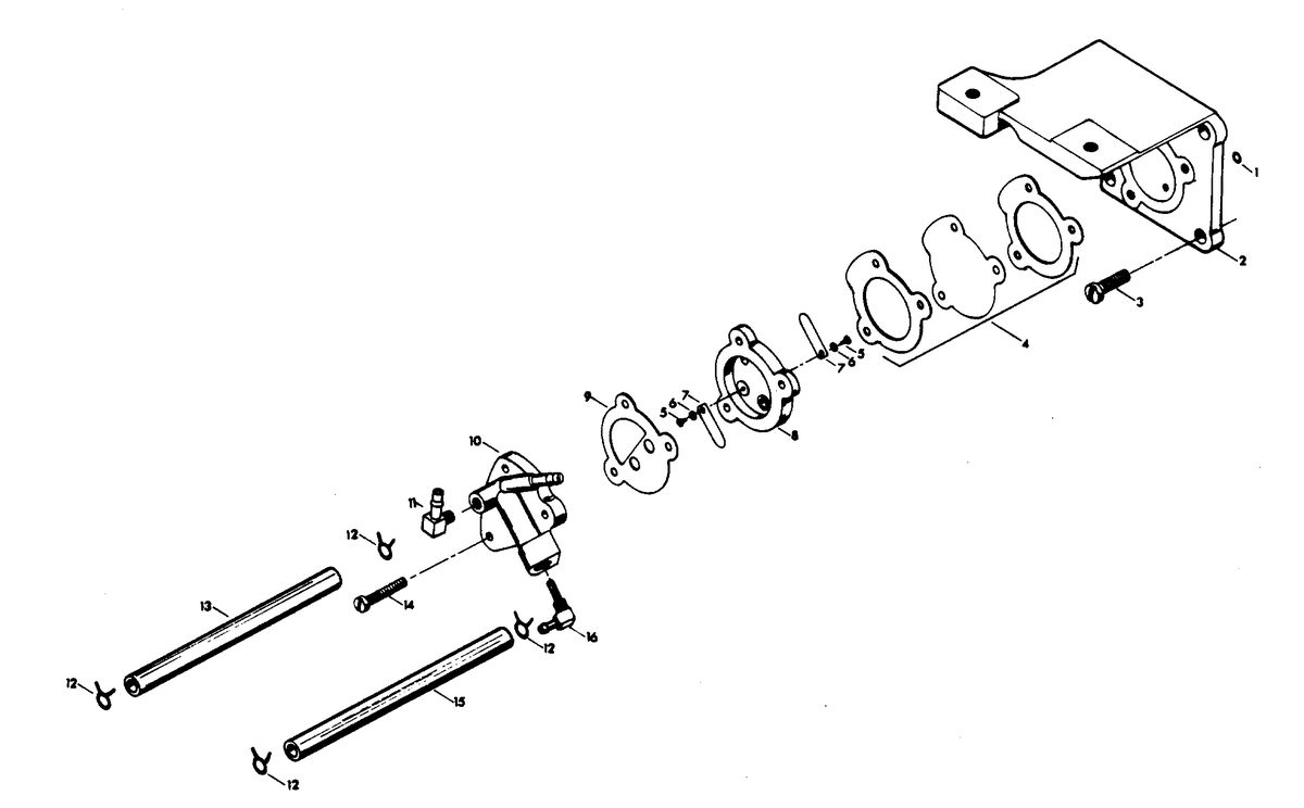 CHRYSLER 12 H.P. SAILOR FUEL PUMP
