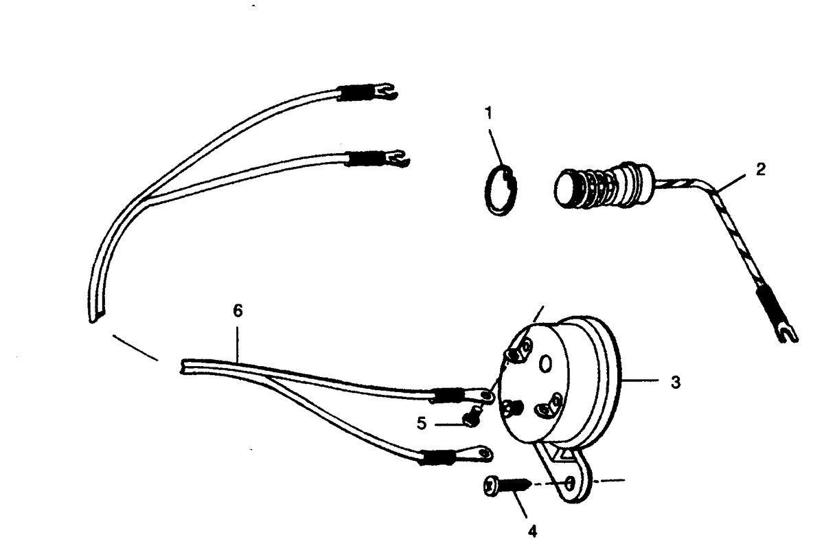FORCE FORCE 1991 35 H.P. "B" MODELS OVERHEAT BUZZER
