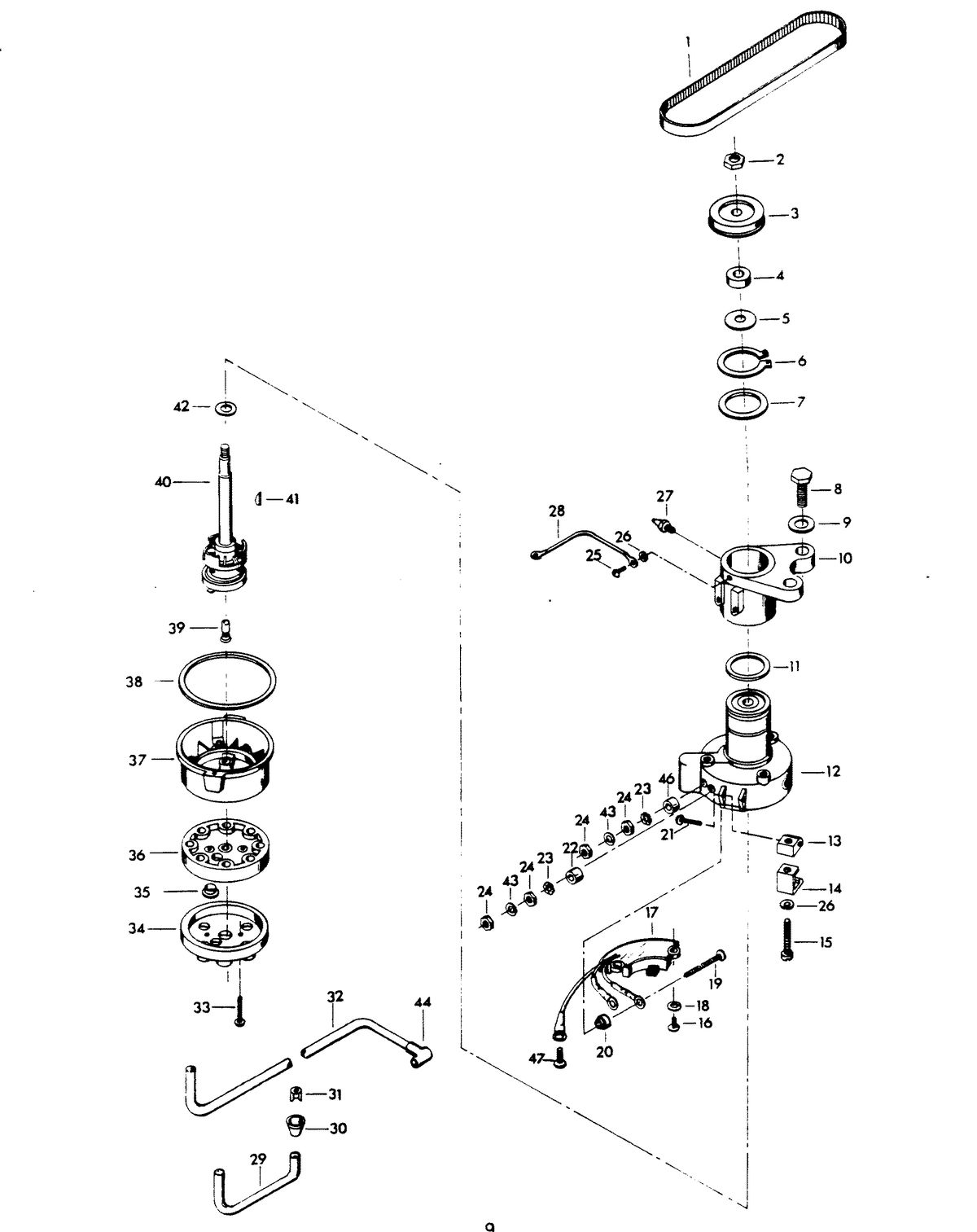 CHRYSLER 115 H.P. DISTRIBUTOR