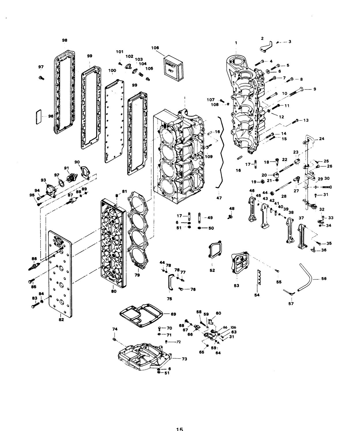 CHRYSLER 140 H.P. POWER HEAD