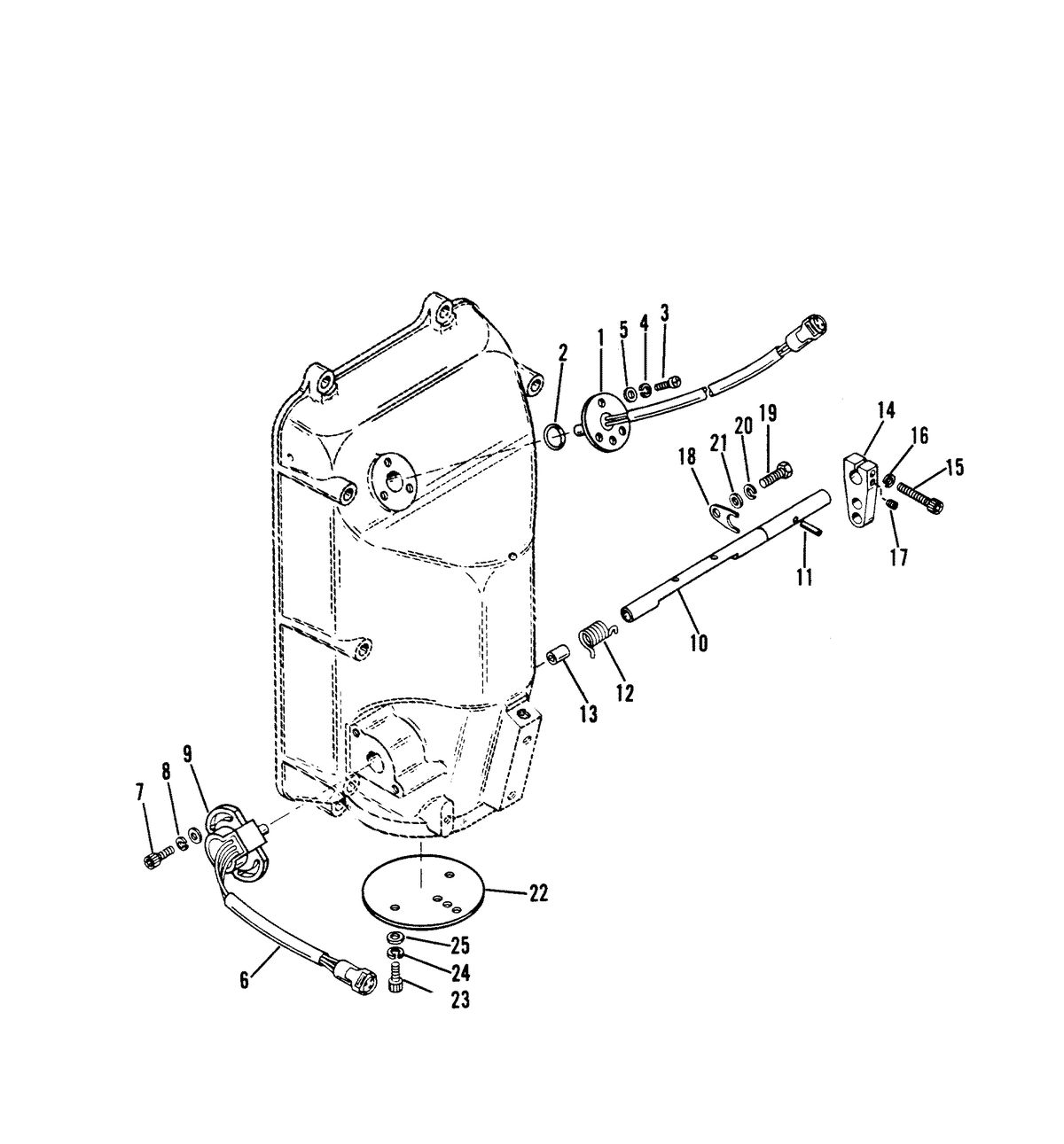 RACE OUTBOARD MERC 3.4L EFI AIR INLET COMPONENTS