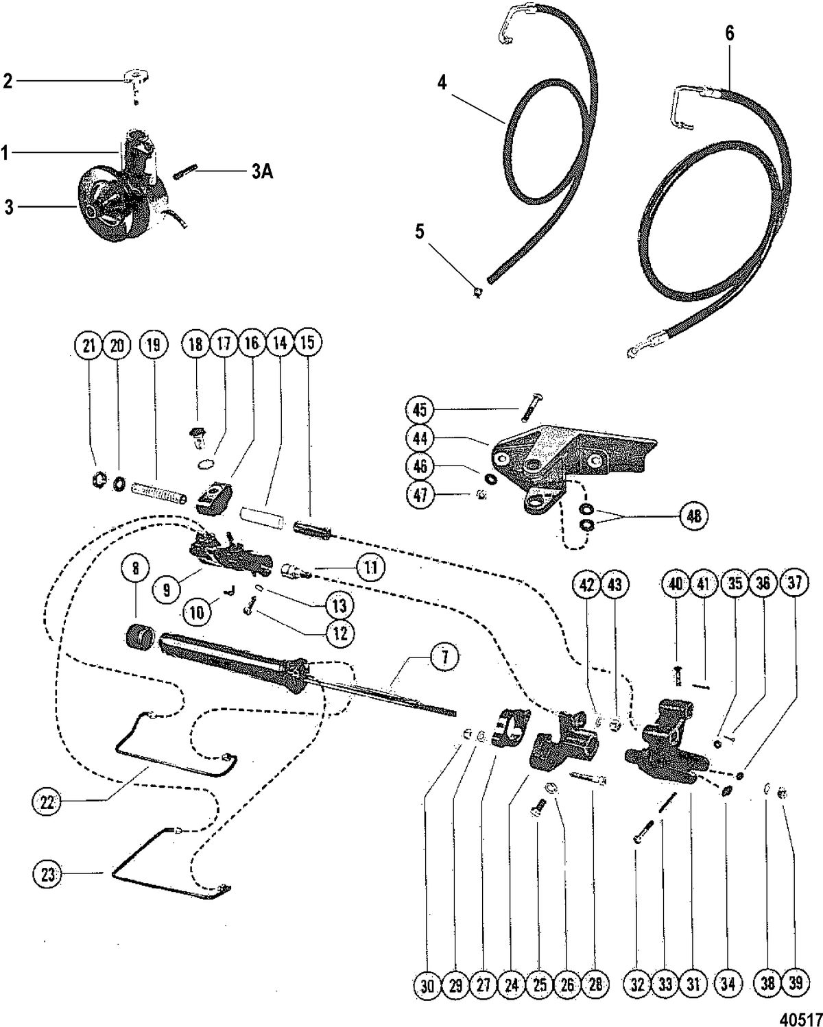 MERCRUISER 470 ENGINE Power Steering Kit(Page 1 of 2)