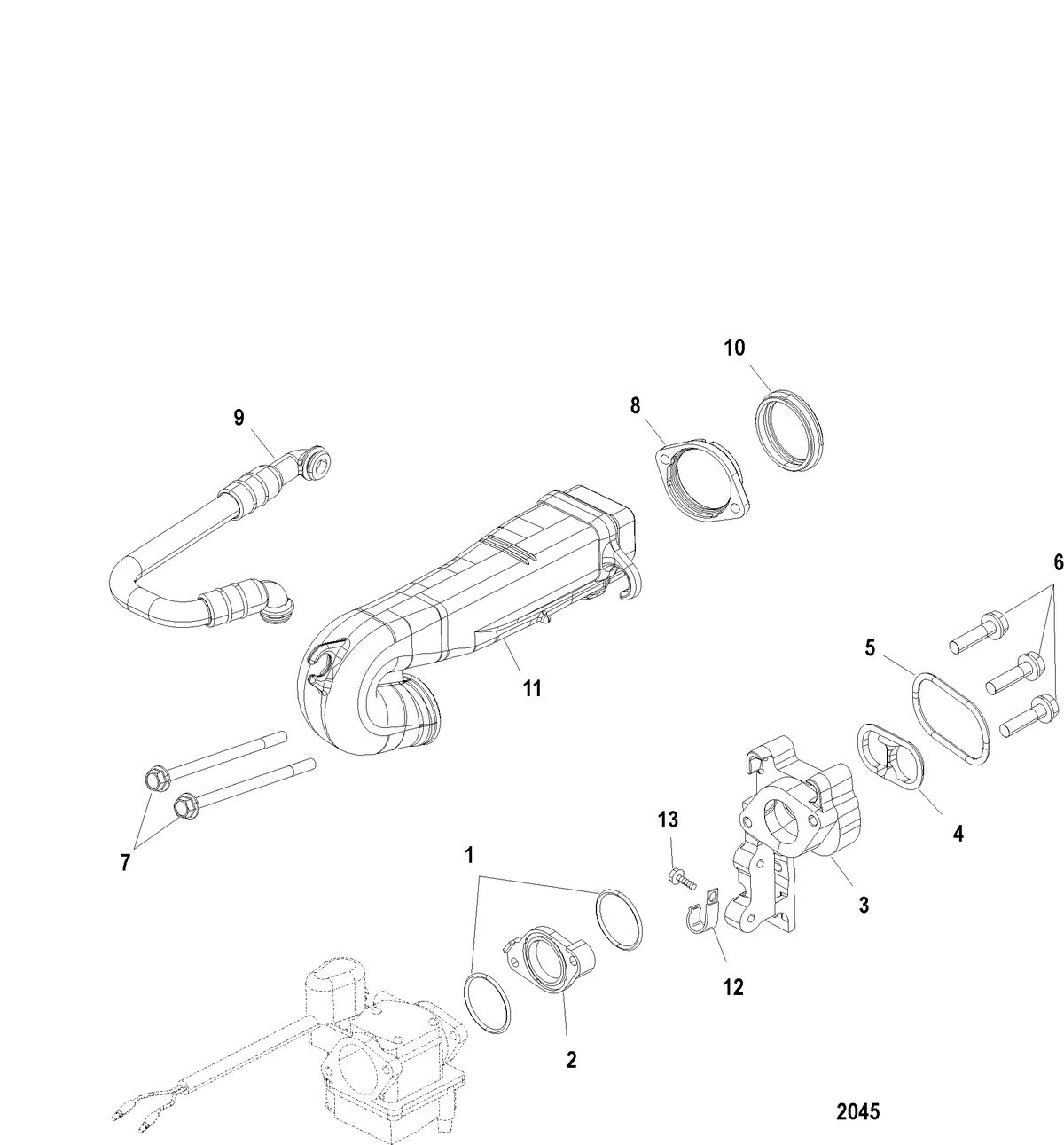 MERCURY/MARINER 25 (4-STROKE) Intake