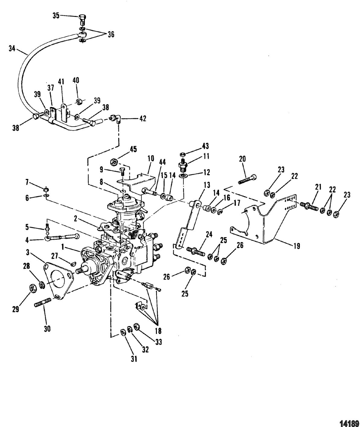 MERCRUISER CUMMINS/MERCRUISER DIESEL 3.0L/150 3.6L/180 Injection Pump