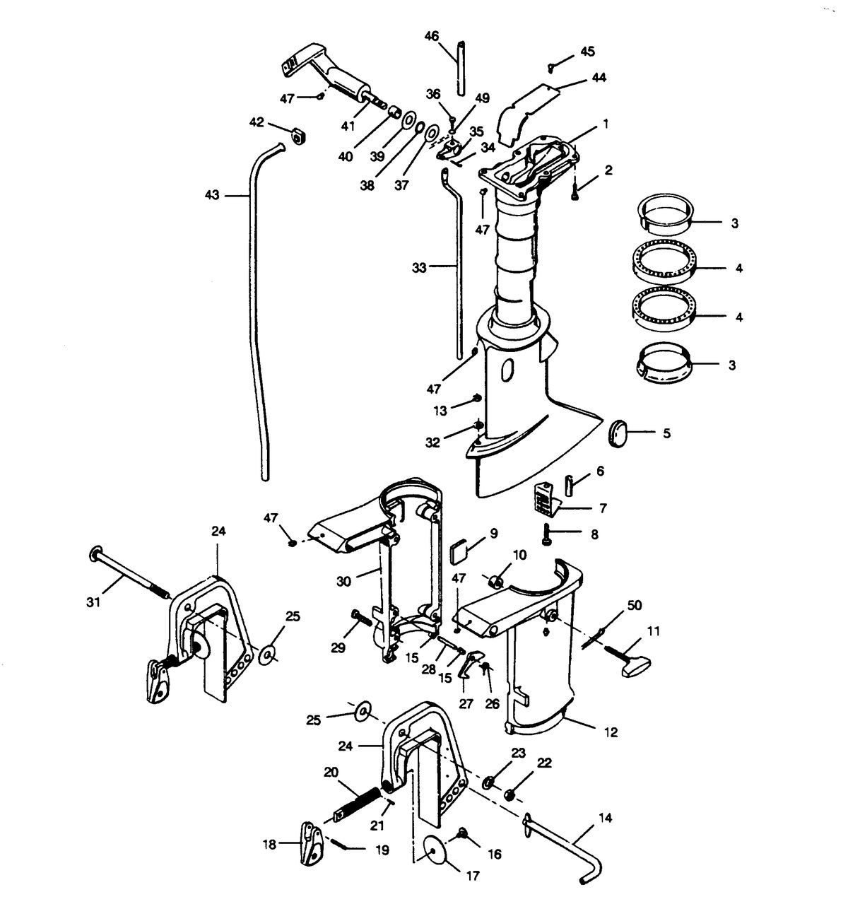 SEARS SEARS 5 H.P. MOTOR LEG