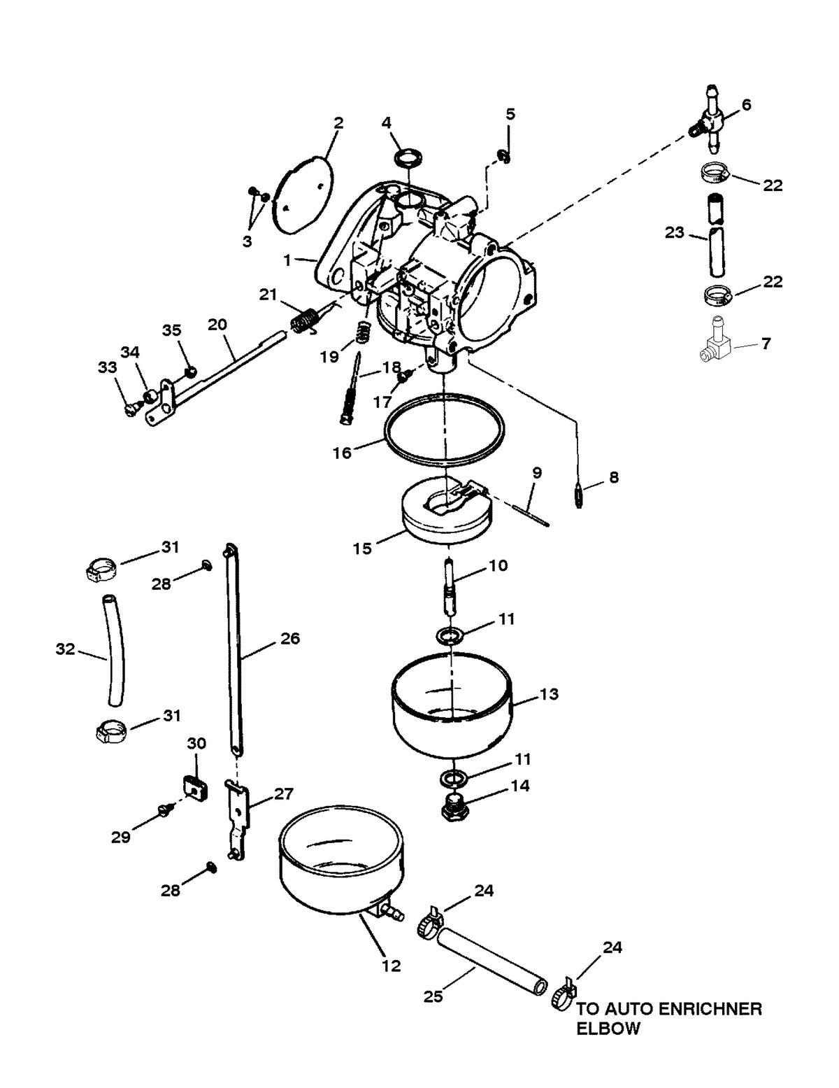 SPORTJET SPORT JET 120 XR CARBURETOR (TC-140A AND TC-141A)