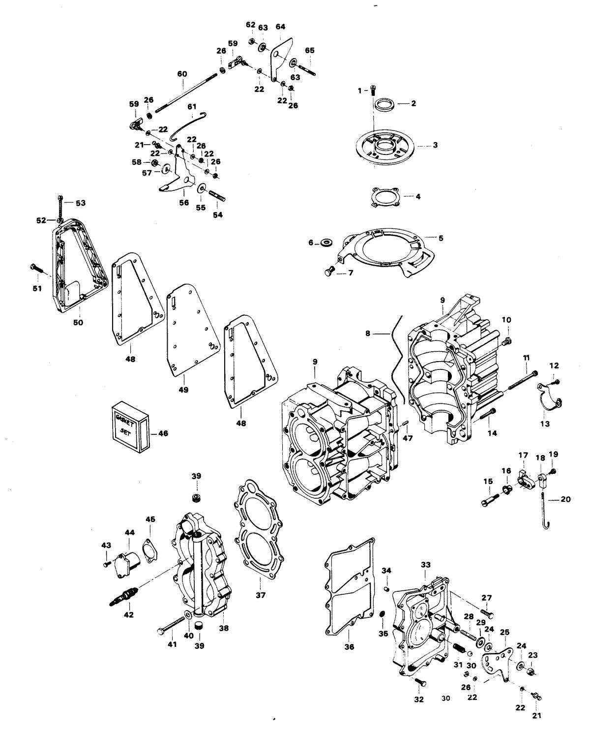 CHRYSLER 30 H.P. POWER HEAD