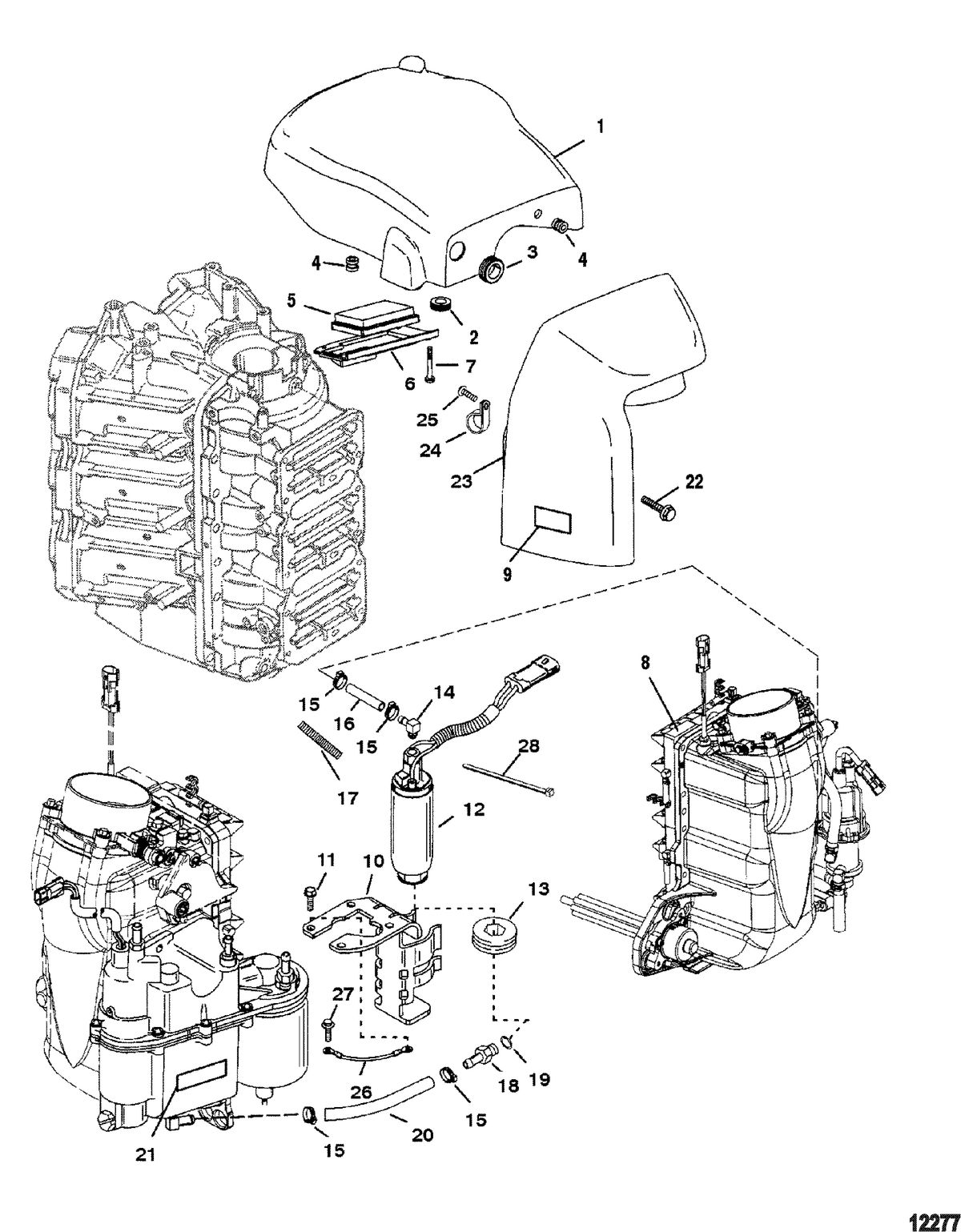 MERCURY/MARINER 200/225 (3.0L DFI) Air Handler