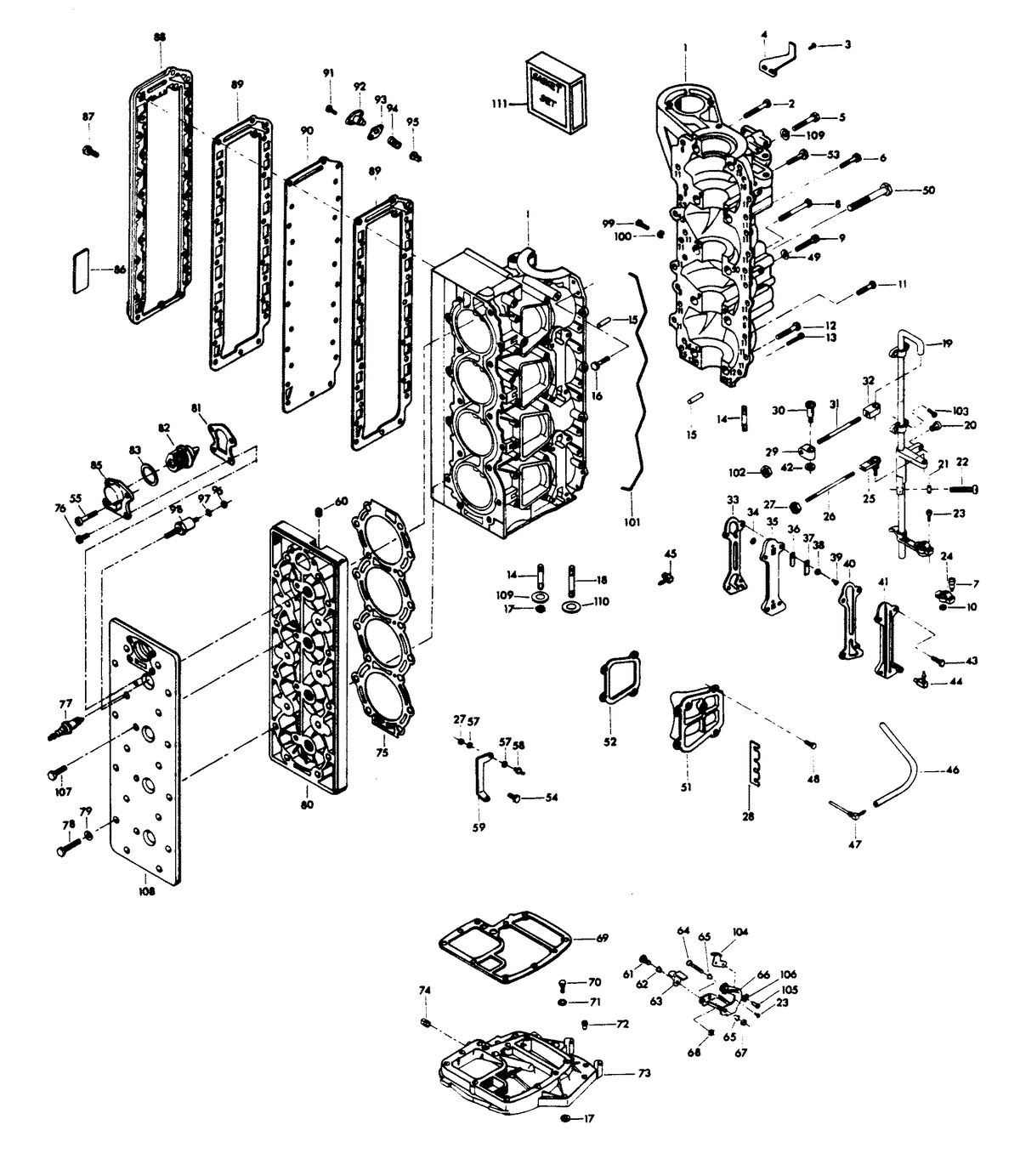 CHRYSLER 100 H.P. POWER HEAD