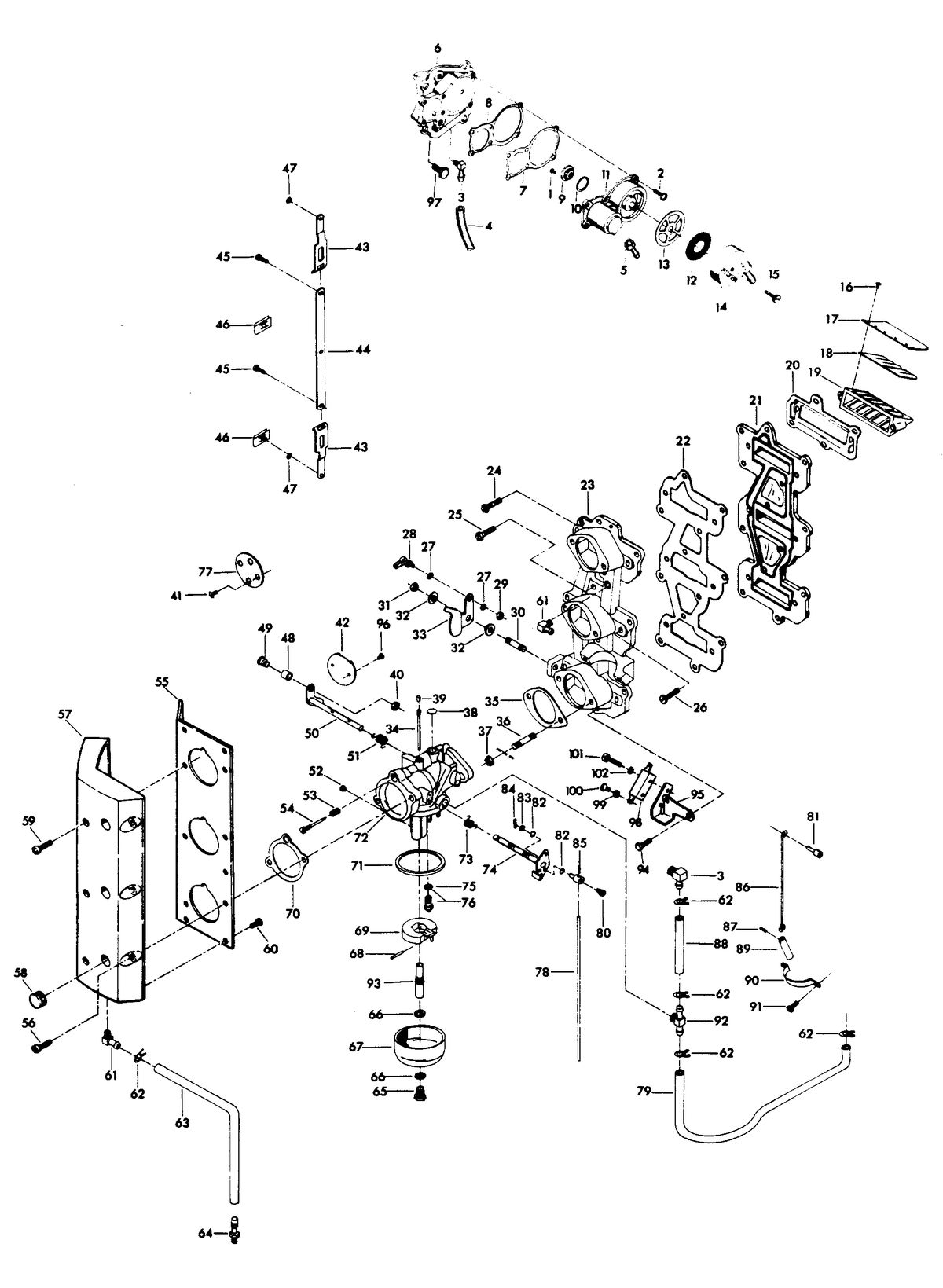 CHRYSLER 85 H.P. CARBURETOR