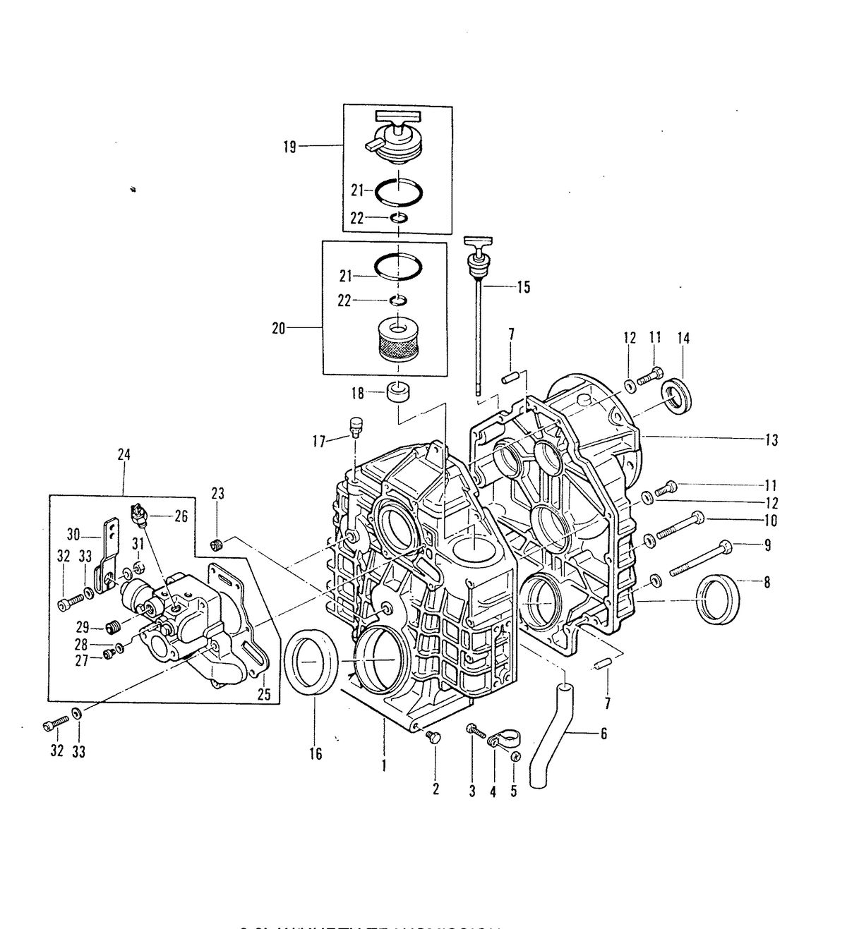 MERCRUISER 8.2L W/HURTH TRANSMISSION MIE ENGINE TRANSMISSION (V-DRIVE)1