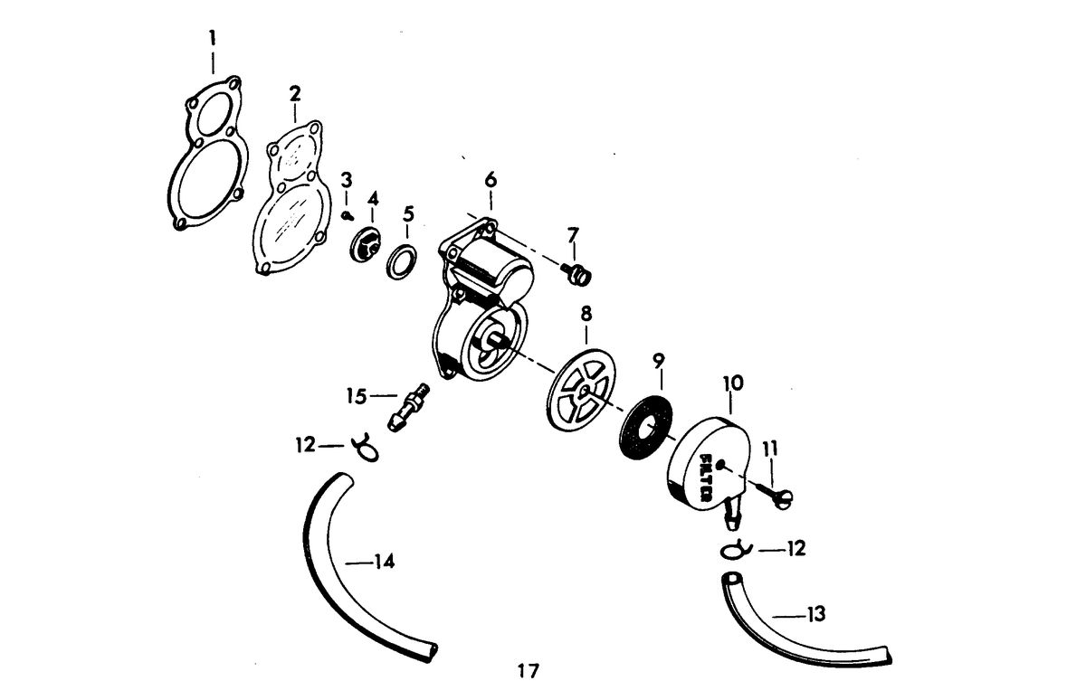 CHRYSLER 20 HP FUEL PUMP