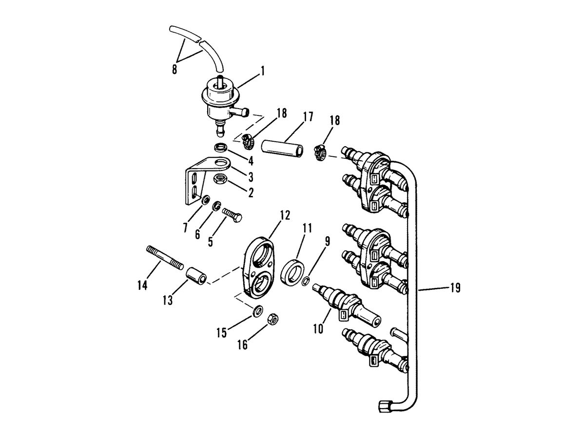 RACE OUTBOARD 2.4L EFI BASS/OFFSHORE FUEL INJECTORS