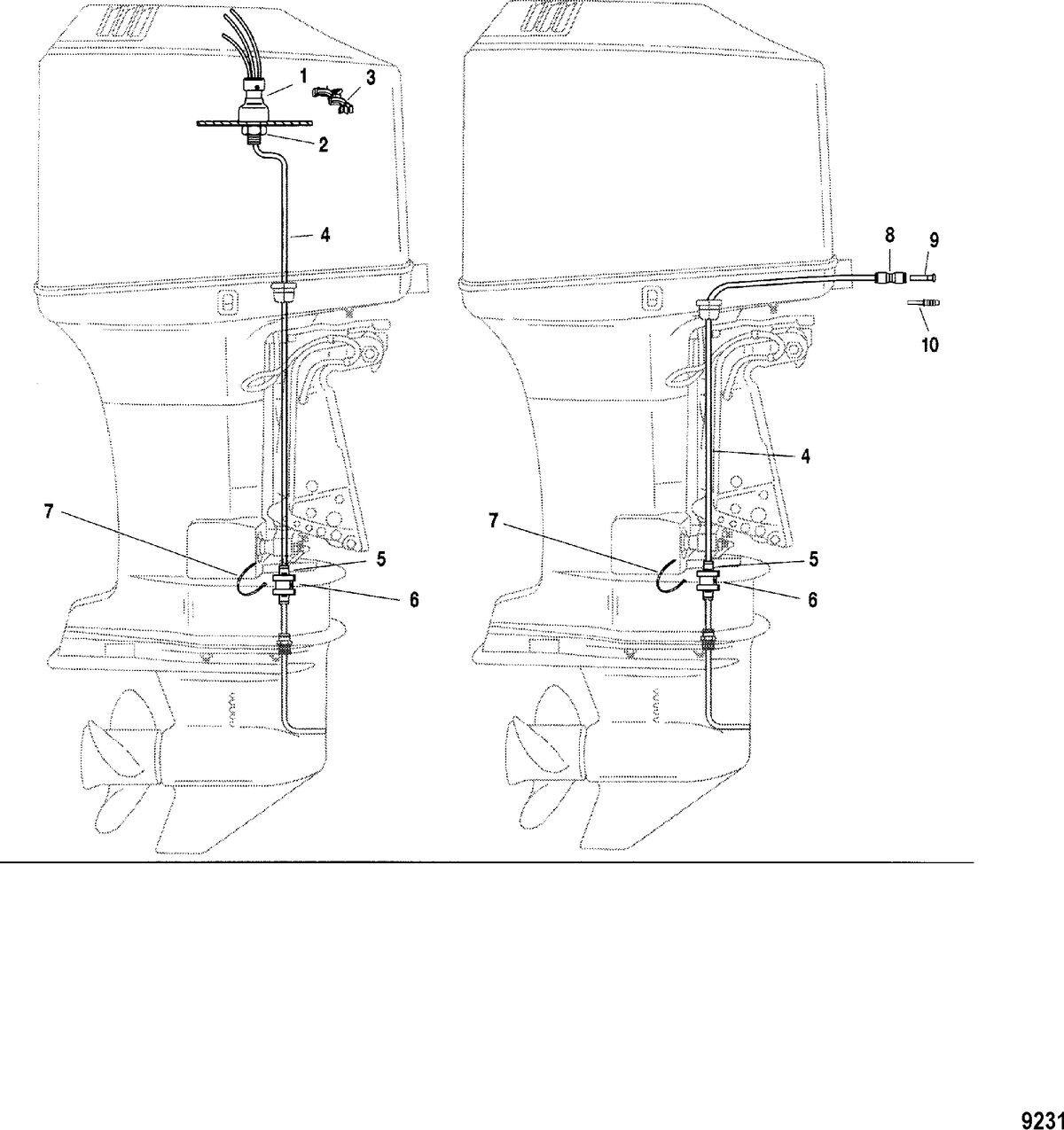 MERCURY/MARINER 115/135/150 DFI (2.5L) Speedometer Pickup System